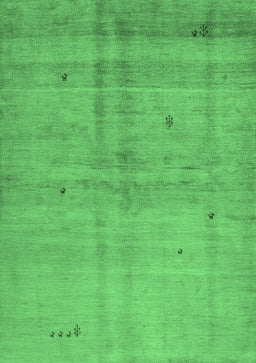 Abstract Emerald Green Contemporary Rug, con1405emgrn