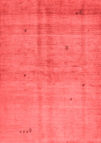 Abstract Red Contemporary Rug, con1405red