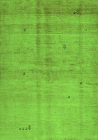 Abstract Green Contemporary Rug, con1405grn