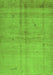 Serging Thickness of Machine Washable Abstract Green Contemporary Area Rugs, wshcon1405grn