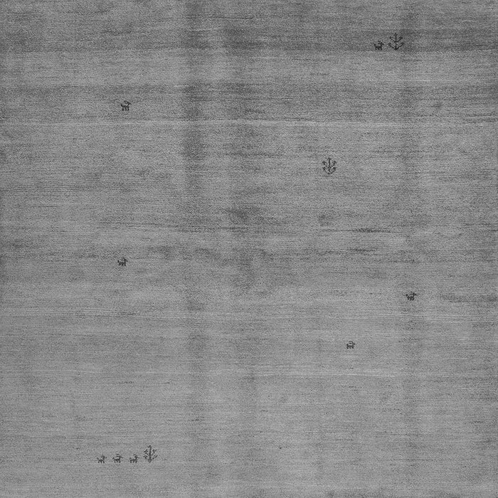 Round Machine Washable Abstract Gray Contemporary Rug, wshcon1405gry