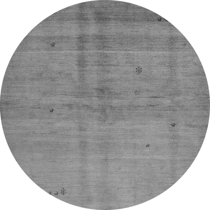 Square Abstract Gray Contemporary Rug, con1405gry