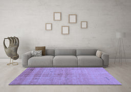 Machine Washable Abstract Blue Contemporary Rug in a Living Room, wshcon1405blu
