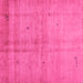 Square Abstract Pink Contemporary Rug, con1405pnk