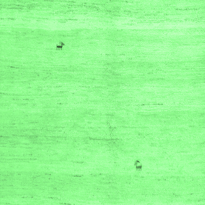 Machine Washable Solid Emerald Green Modern Area Rugs, wshcon1406emgrn