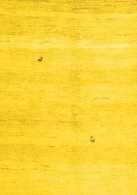 Solid Yellow Modern Rug, con1406yw