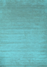 Abstract Light Blue Contemporary Rug, con1407lblu