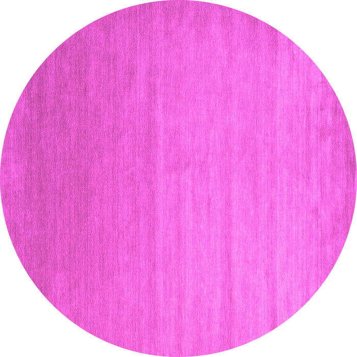 Round Machine Washable Abstract Pink Contemporary Rug, wshcon1407pnk