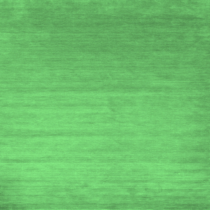 Square Abstract Emerald Green Contemporary Rug, con1407emgrn