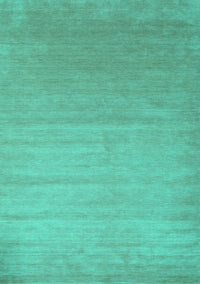 Abstract Turquoise Contemporary Rug, con1407turq