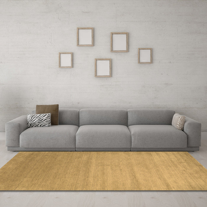 Machine Washable Abstract Brown Contemporary Rug in a Living Room,, wshcon1407brn