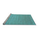 Sideview of Machine Washable Abstract Light Blue Contemporary Rug, wshcon1407lblu