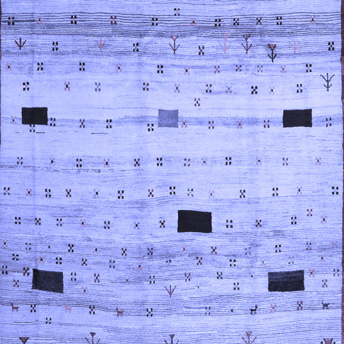 Machine Washable Abstract Blue Contemporary Rug, wshcon1408blu