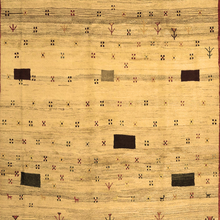 Abstract Brown Contemporary Rug, con1408brn