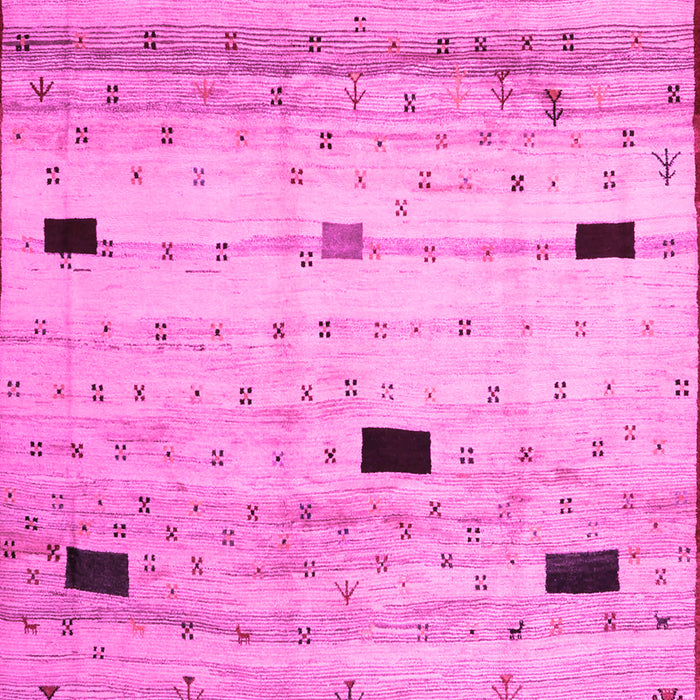 Machine Washable Abstract Pink Contemporary Rug, wshcon1408pnk