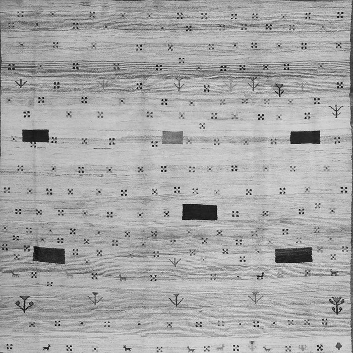 Round Machine Washable Abstract Gray Contemporary Rug, wshcon1408gry