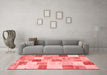 Transitional Red Washable Rugs