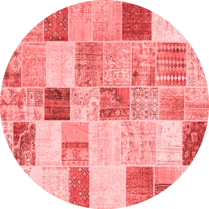 Patchwork Red Transitional Rug, con1409red