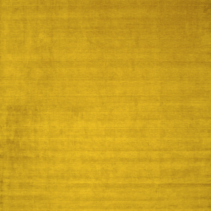 Machine Washable Solid Yellow Modern Rug, wshcon140yw