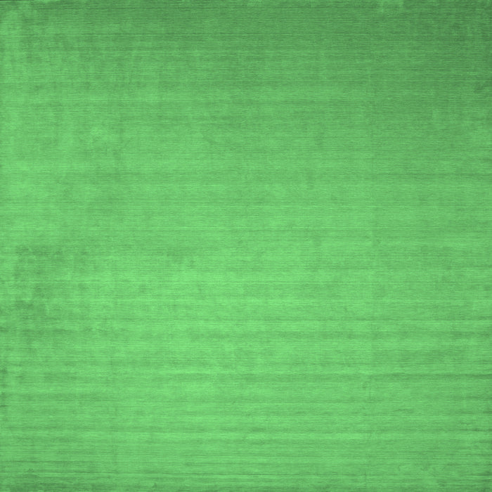Square Solid Emerald Green Modern Rug, con140emgrn