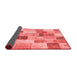 Patchwork Red Transitional Area Rugs