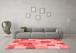 Transitional Red Washable Rugs