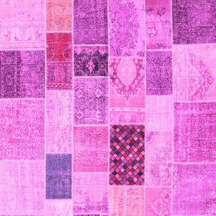 Patchwork Pink Transitional Rug, con1410pnk