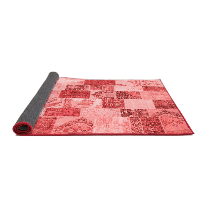 Patchwork Red Transitional Area Rugs