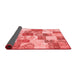 Patchwork Red Transitional Area Rugs