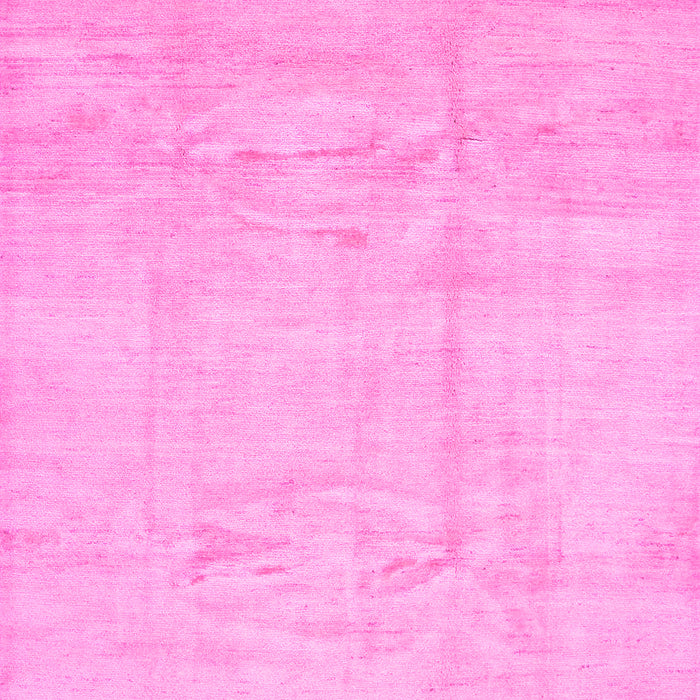 Machine Washable Solid Pink Modern Rug, wshcon1412pnk