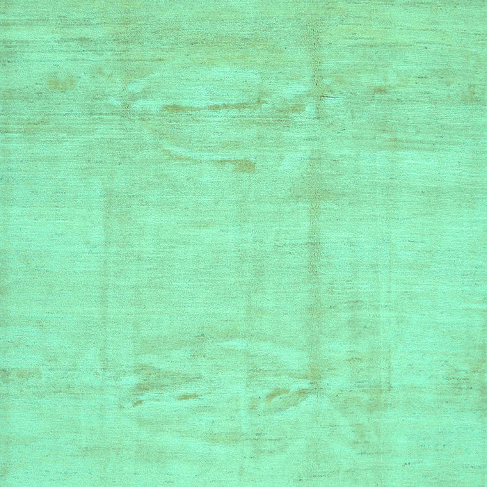 Machine Washable Solid Turquoise Modern Area Rugs, wshcon1412turq