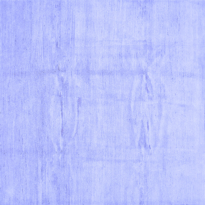 Square Machine Washable Solid Blue Modern Rug, wshcon1412blu