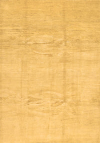 Solid Brown Modern Rug, con1412brn