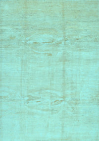 Solid Light Blue Modern Rug, con1412lblu