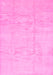 Solid Pink Modern Rug, con1412pnk