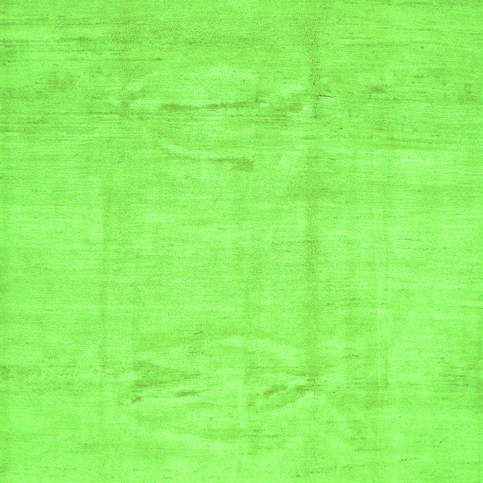 Serging Thickness of Machine Washable Solid Green Modern Area Rugs, wshcon1412grn