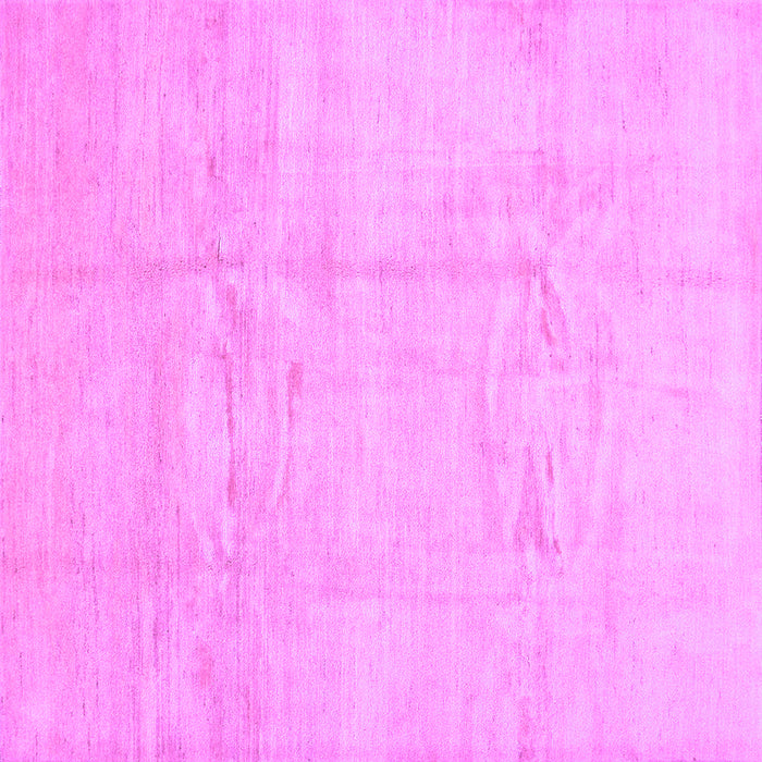 Square Solid Purple Modern Rug, con1412pur