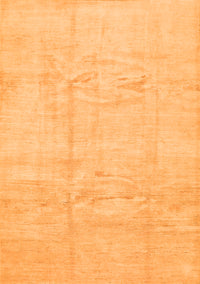 Solid Orange Modern Rug, con1412org