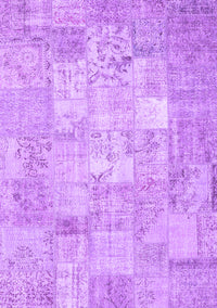 Patchwork Purple Transitional Rug, con1413pur