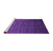 Sideview of Machine Washable Abstract Purple Contemporary Area Rugs, wshcon1415pur