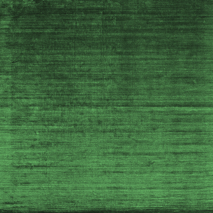 Square Abstract Emerald Green Contemporary Rug, con1415emgrn