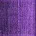 Square Abstract Purple Contemporary Rug, con1415pur