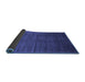 Sideview of Abstract Blue Contemporary Rug, con1415blu