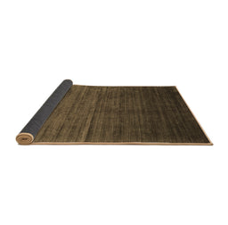 Sideview of Abstract Brown Contemporary Rug, con1415brn
