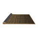 Sideview of Abstract Brown Contemporary Rug, con1415brn