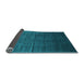 Sideview of Abstract Light Blue Contemporary Rug, con1415lblu