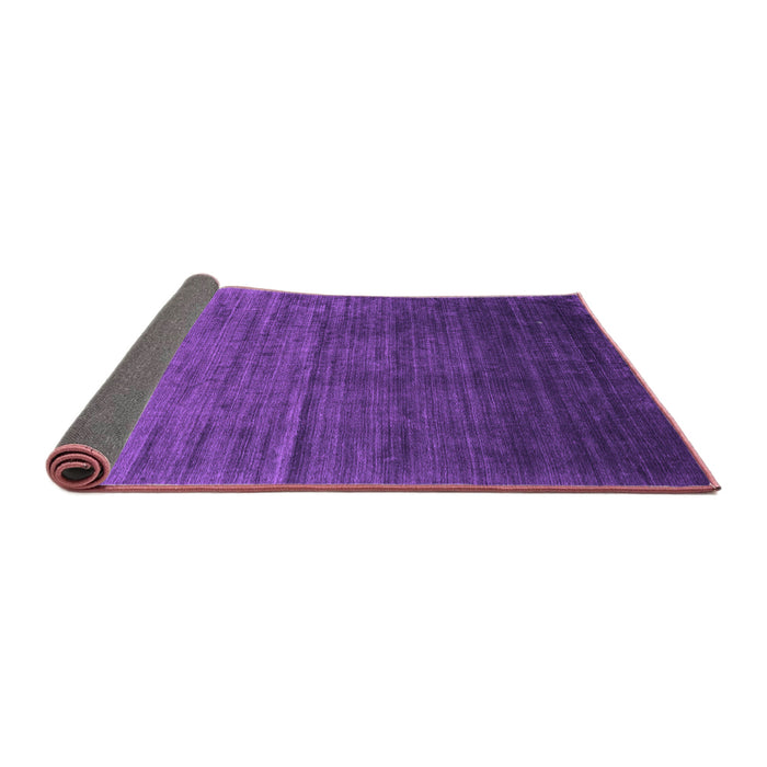 Sideview of Abstract Purple Contemporary Rug, con1415pur