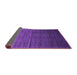 Sideview of Abstract Purple Contemporary Rug, con1415pur