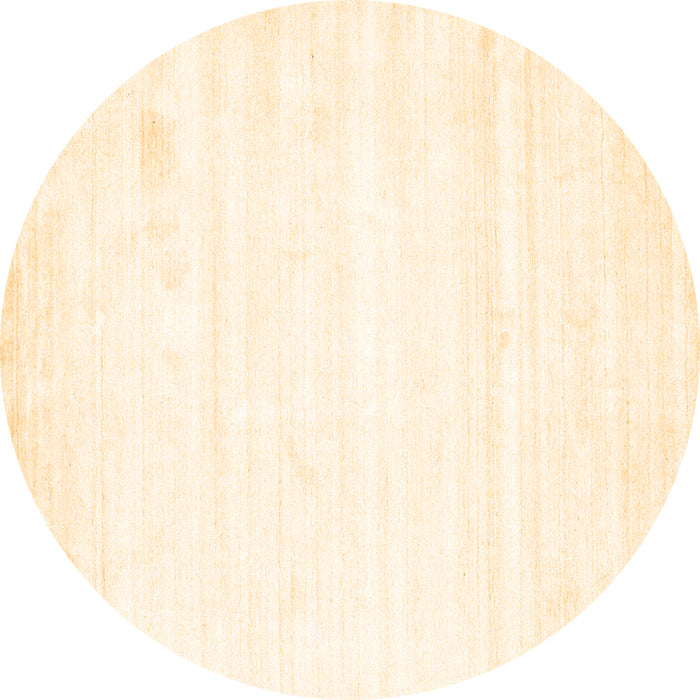 Round Machine Washable Solid Brown Modern Rug, wshcon1417brn