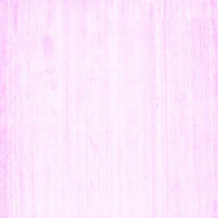 Square Solid Pink Modern Rug, con1417pnk